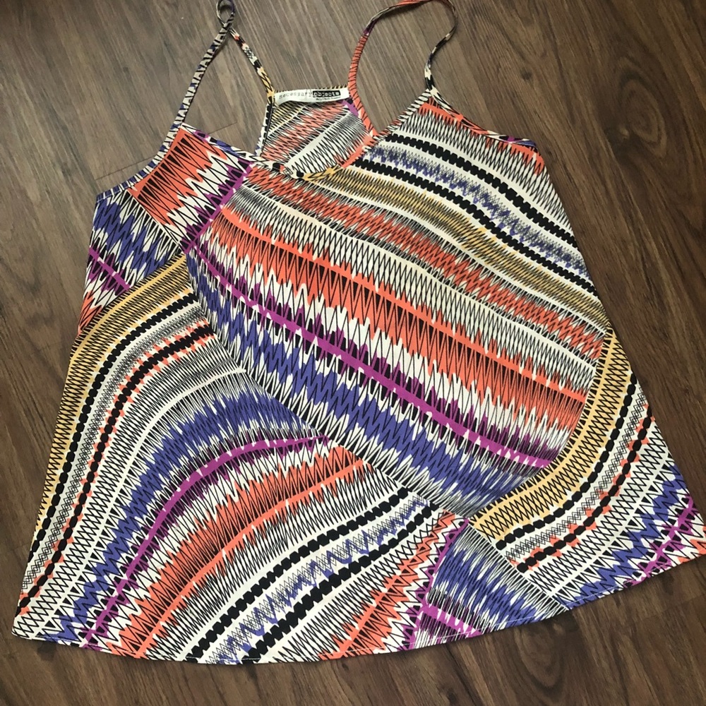 Multicolor Racerback Tank Size Small - Picture 4 of 6